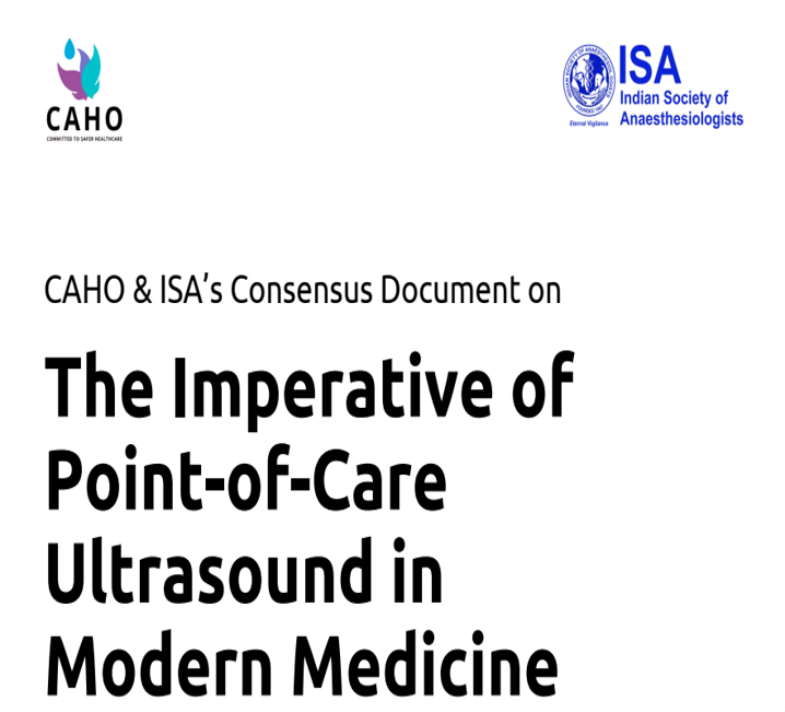 CAHO & ISA’s Consensus Document on The Imperative of Point-of-Care Ultrasound in Modern Medicine